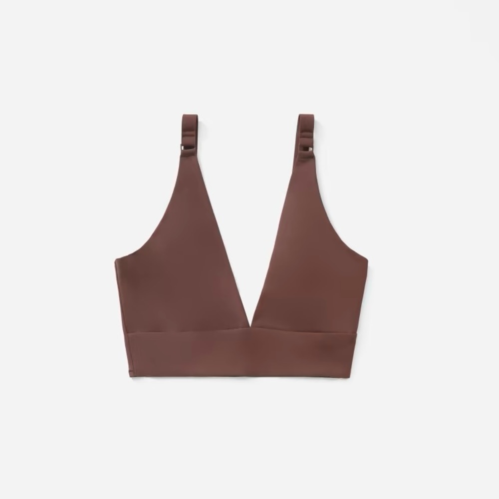 EVERLANE The Invisible ReNew Bra Dark Tan Size Small NWT